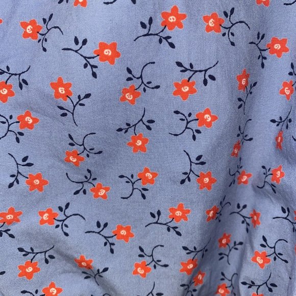 cottagecore Y2K tommy jeans Summer Peasant Smocked Waist Blouse S - Picture 11 of 11